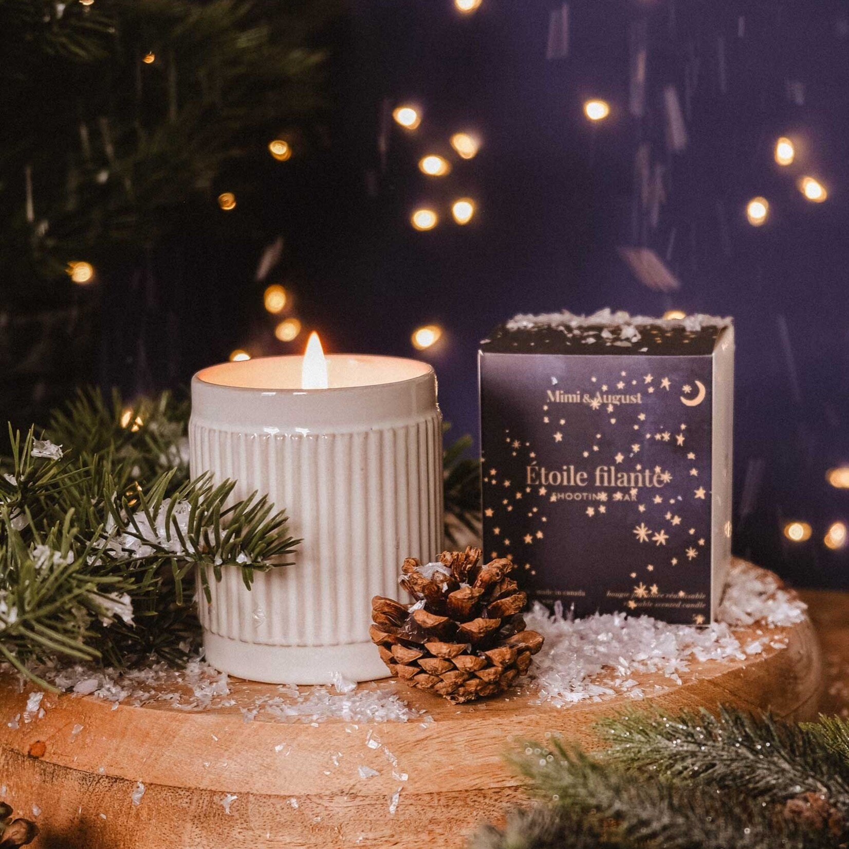 Mimi & August Bougie 8oz - Étoile filante