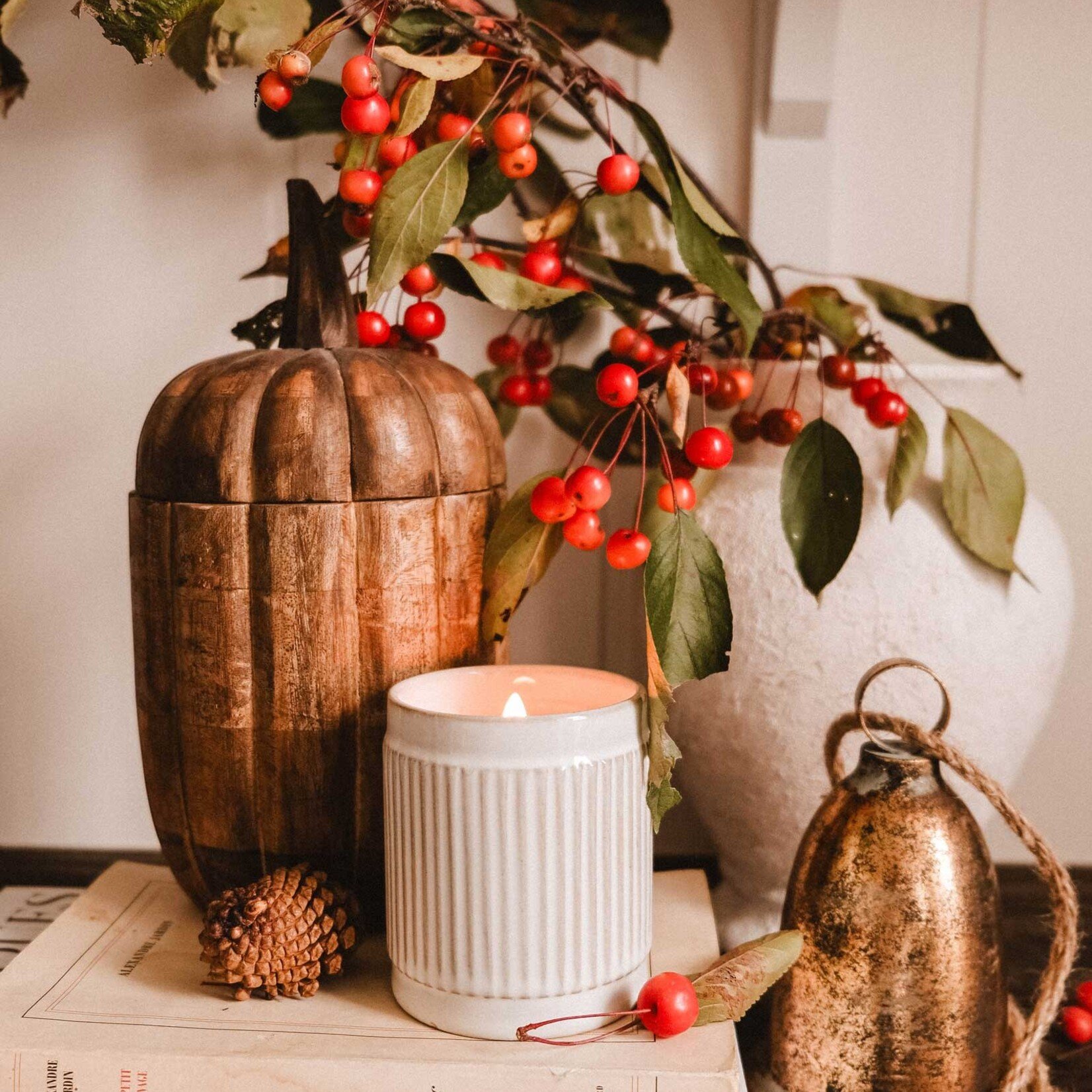 Mimi & August Bougie 8oz - Canneberge épicée