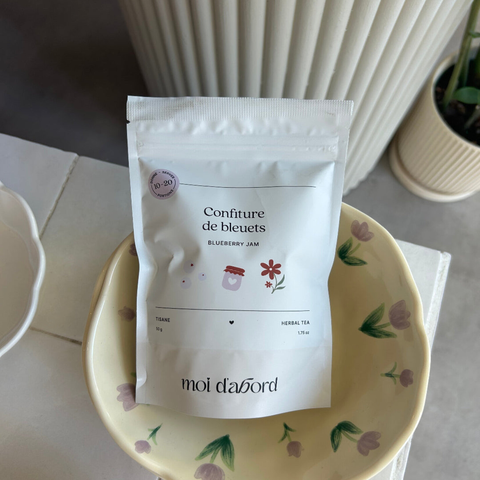 moi d'abord Tisane Confiture de Bleuets