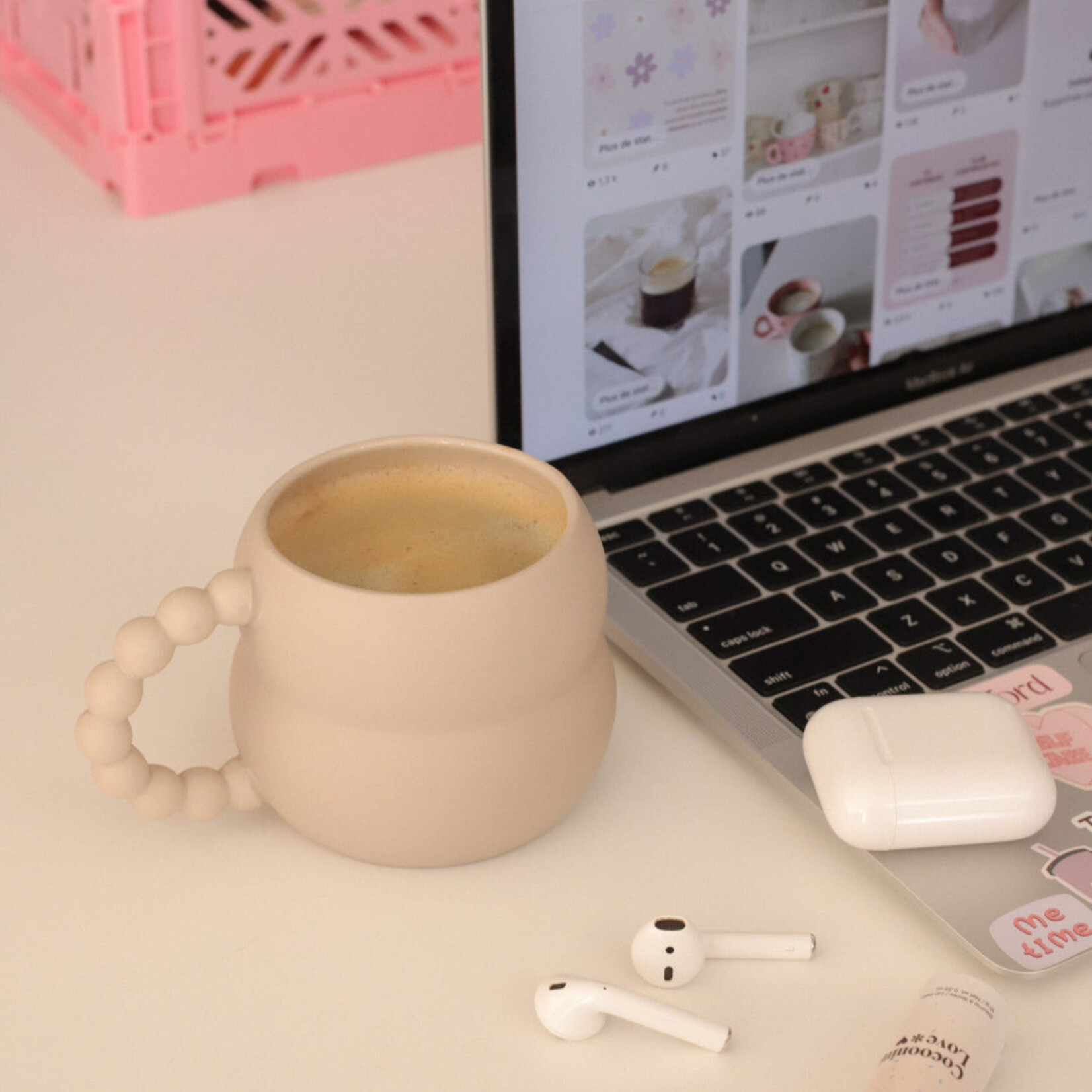 moi d'abord Tasse poignée Bubble