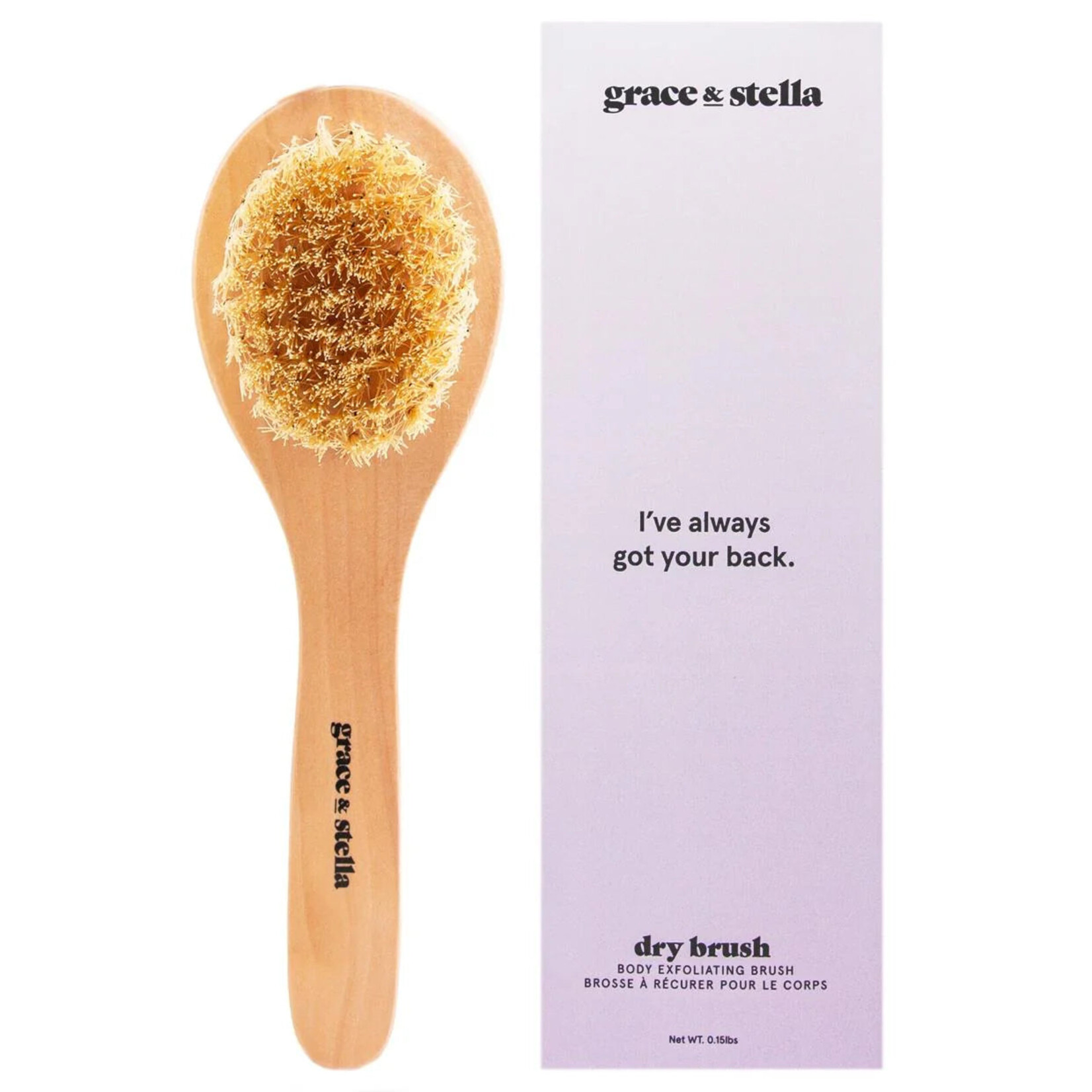 Grace & Stella Brosse corporelle sèche vegan en fibre de Tampico