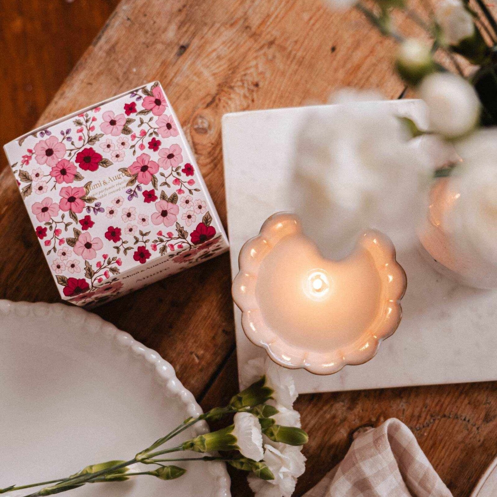 Mimi & August Bougie Réutilisable - Amore