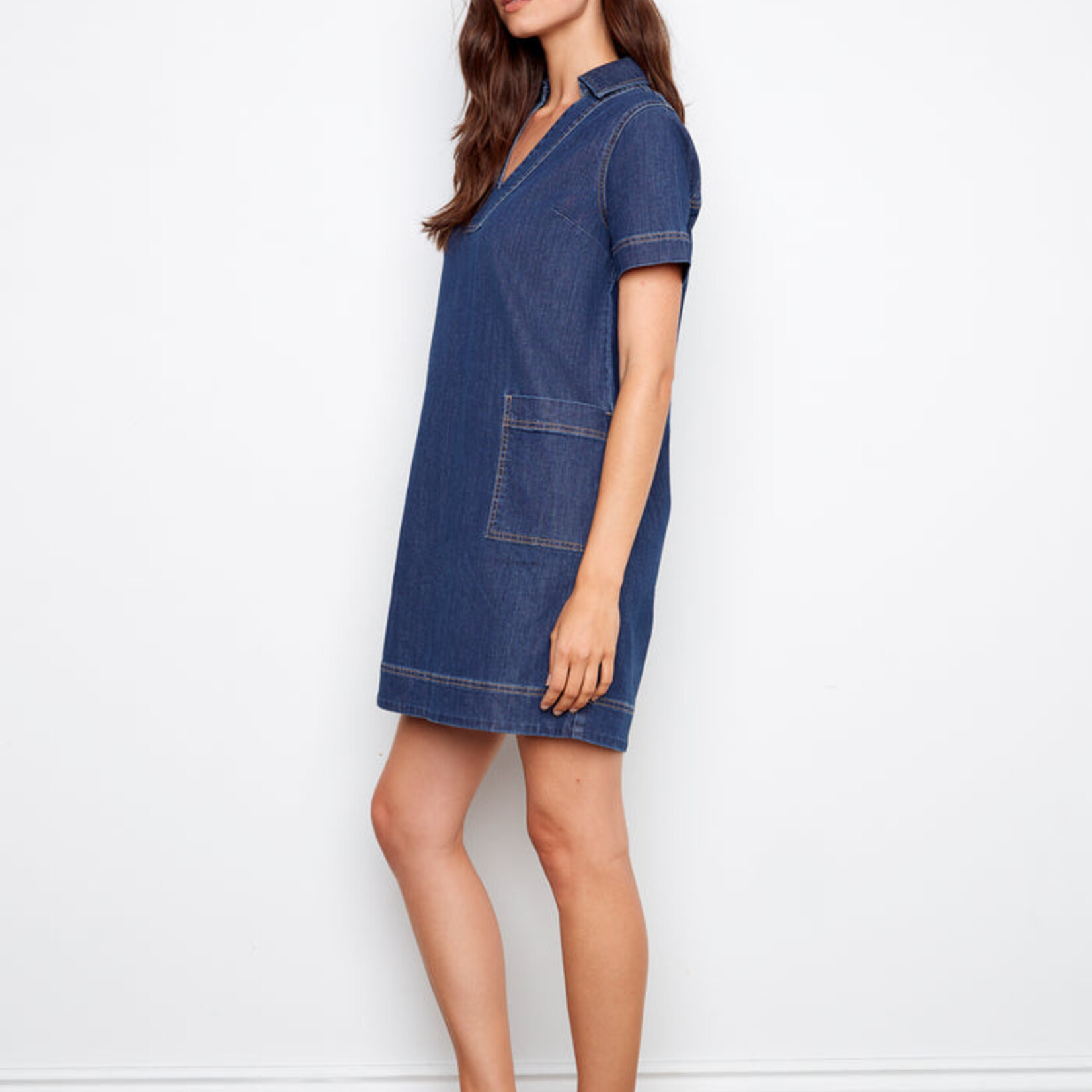 Charlie B Robe jeans  C3229 - Bleu moyen
