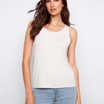 Charlie B Camisole C1243W réversible en bambou - Greige