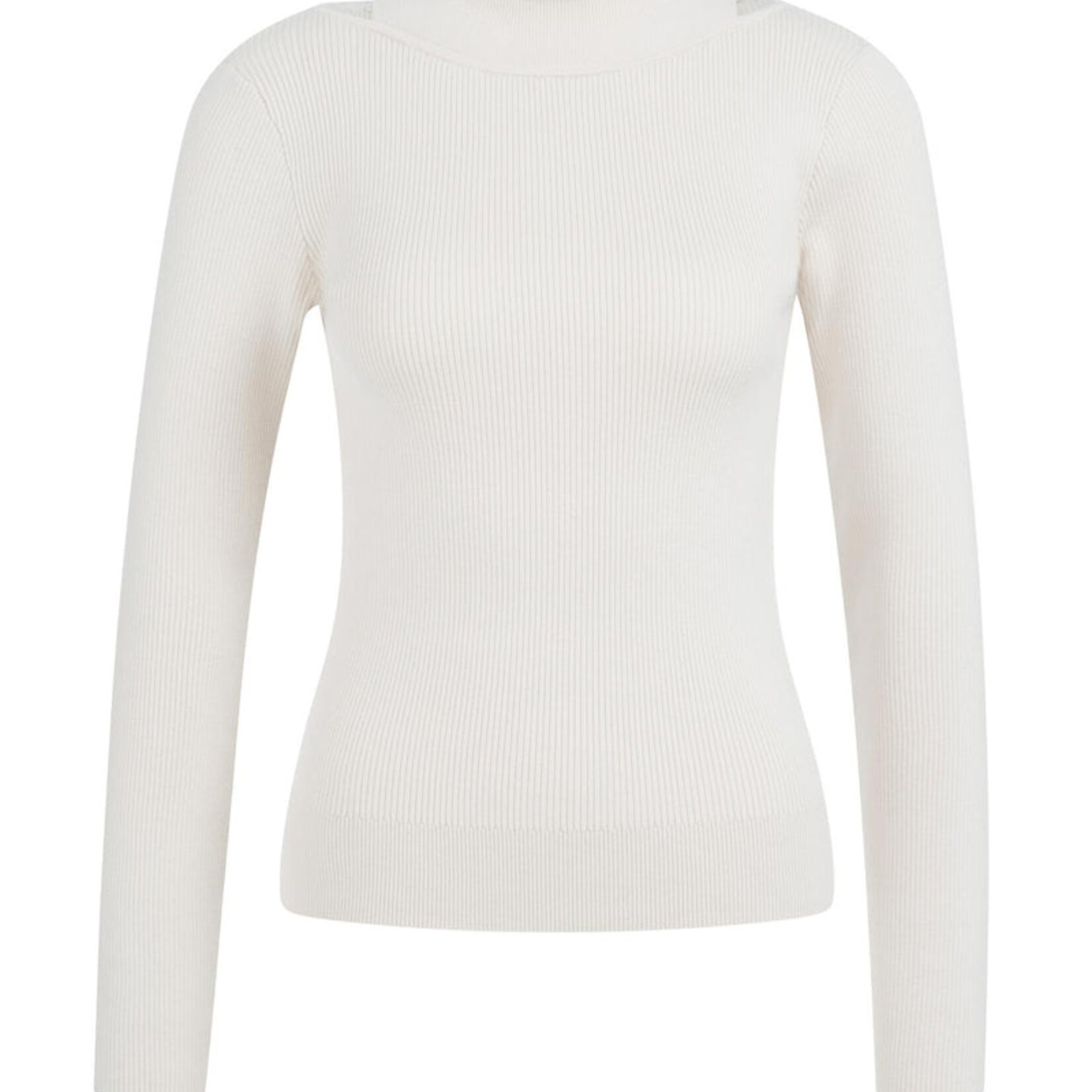 Yaya Top à faux col - Kit Beige