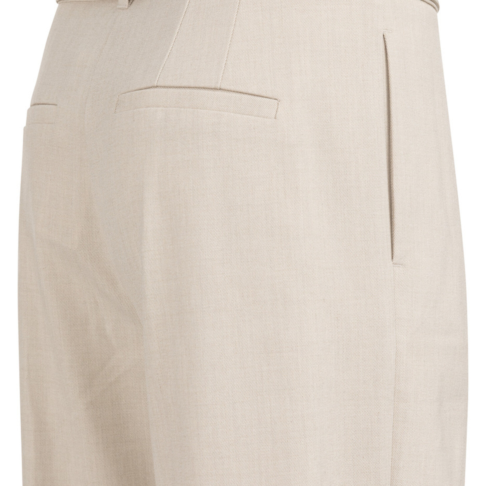 Yaya Pantalon ample tissé - Kit Beige