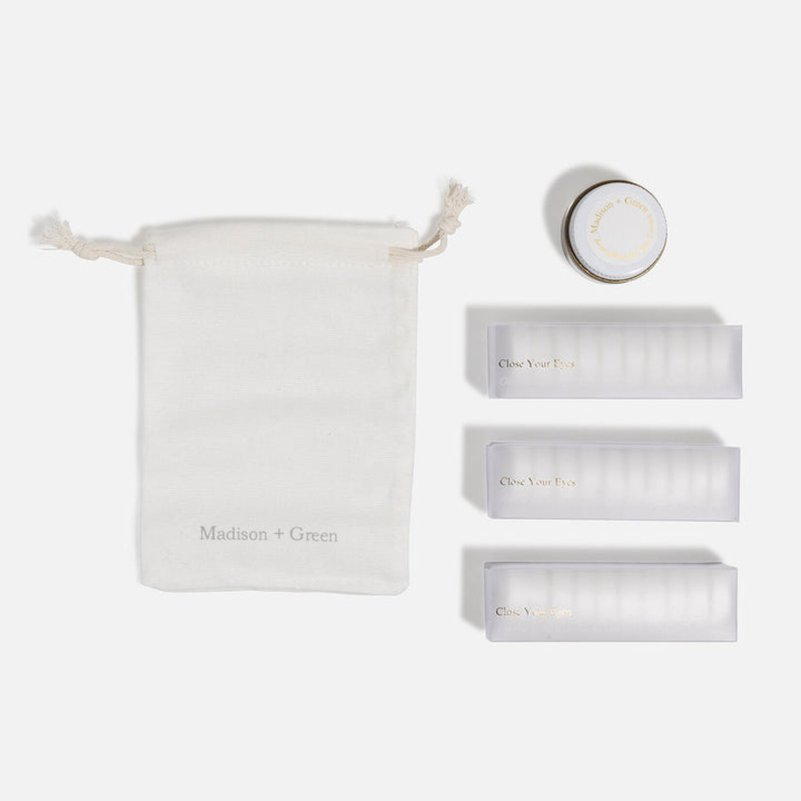 Madison+Green Reposez vos yeux™,coffret cadeau  lot de trois