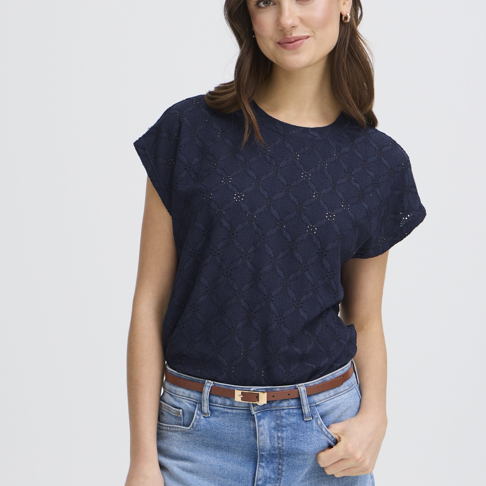 Fransa Top Imira - Navy Blazer