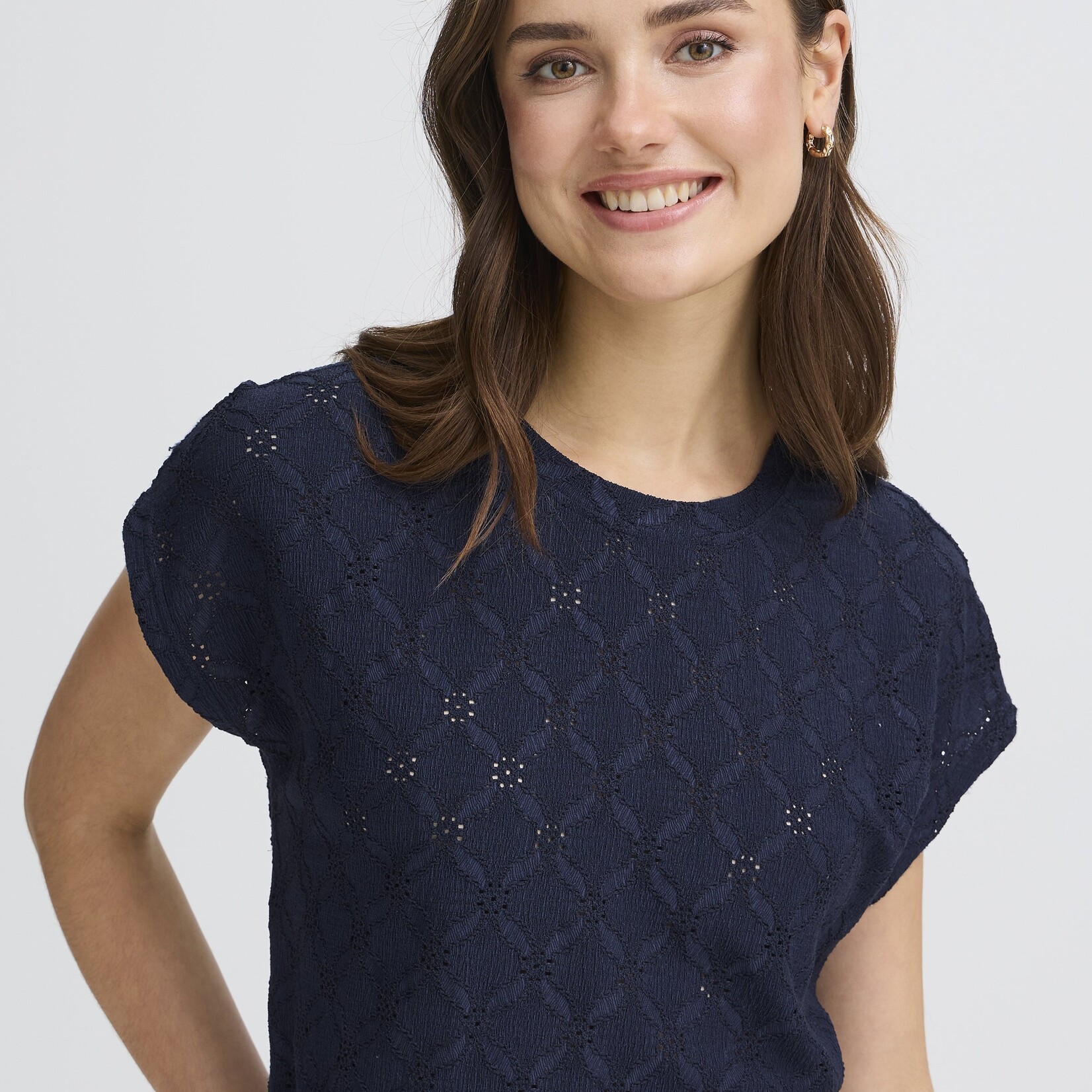 Fransa Top Imira - Navy Blazer