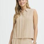 Fransa Top Adah - Savannah Tan