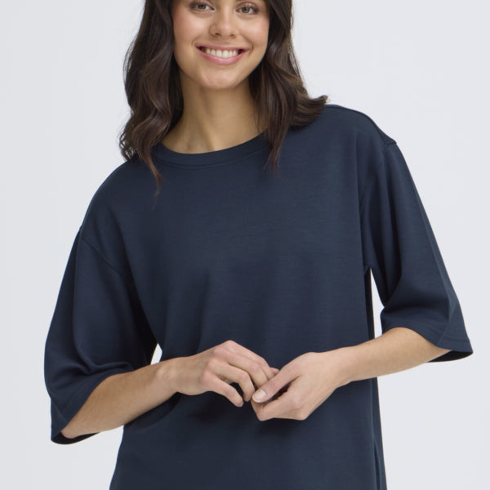 Fransa Top Aurora - Navy Blazer