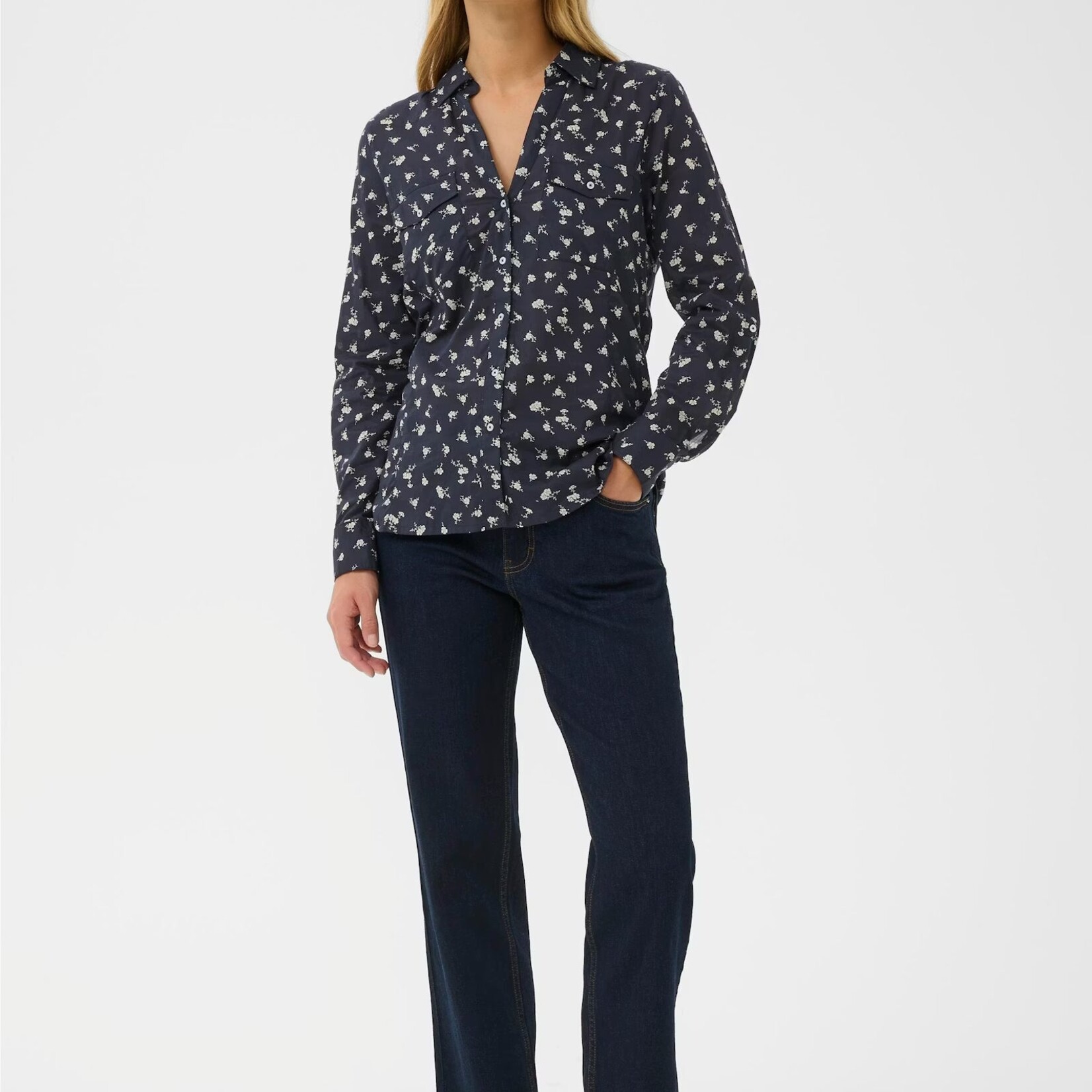 Part Two Chemise Cortnio - Dark Navy