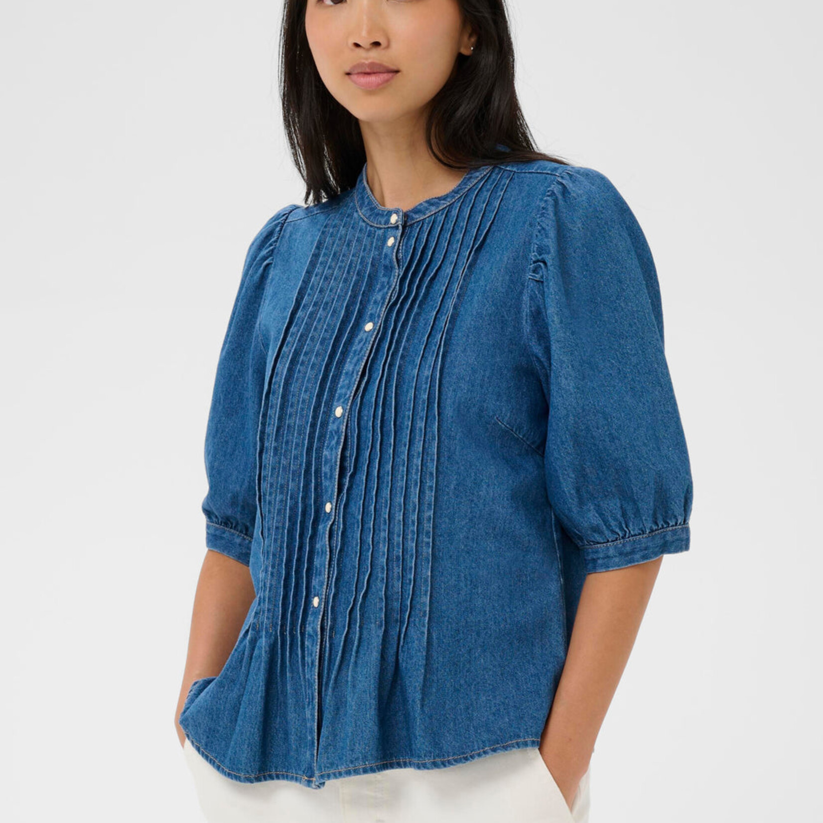 Part Two Chemise Alesia - Medium Blue Denim