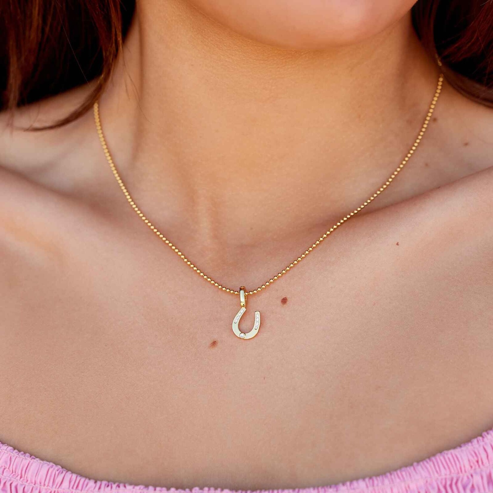 Pura Vida Breloque fer a cheval - Gold