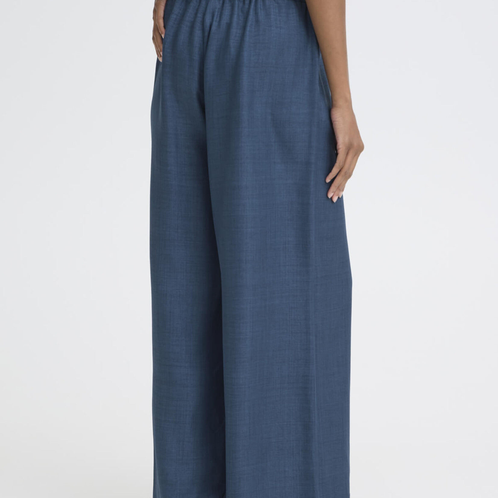 Ichi Pantalon Katico - True Navy Melange