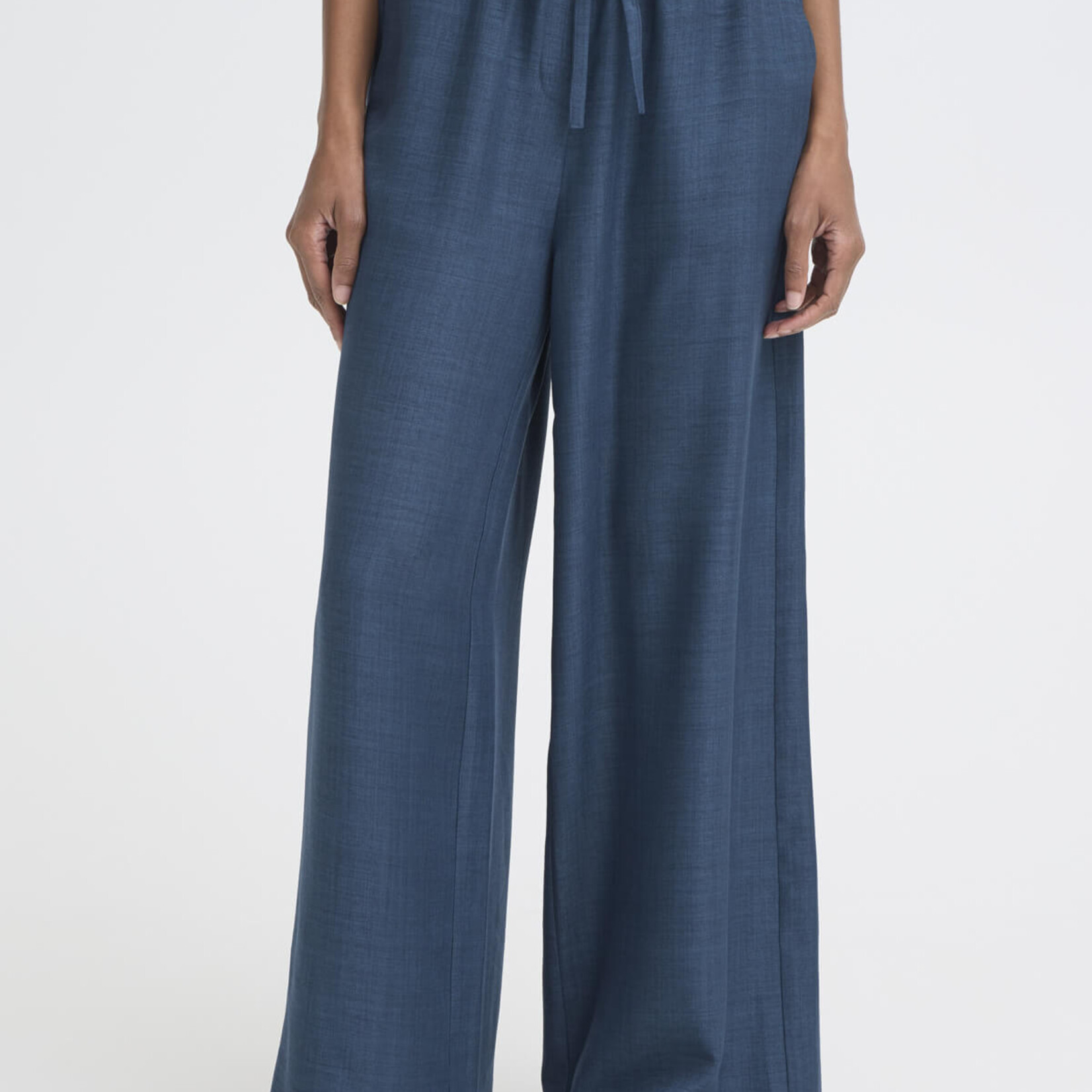 Ichi Pantalon Katico - True Navy Melange