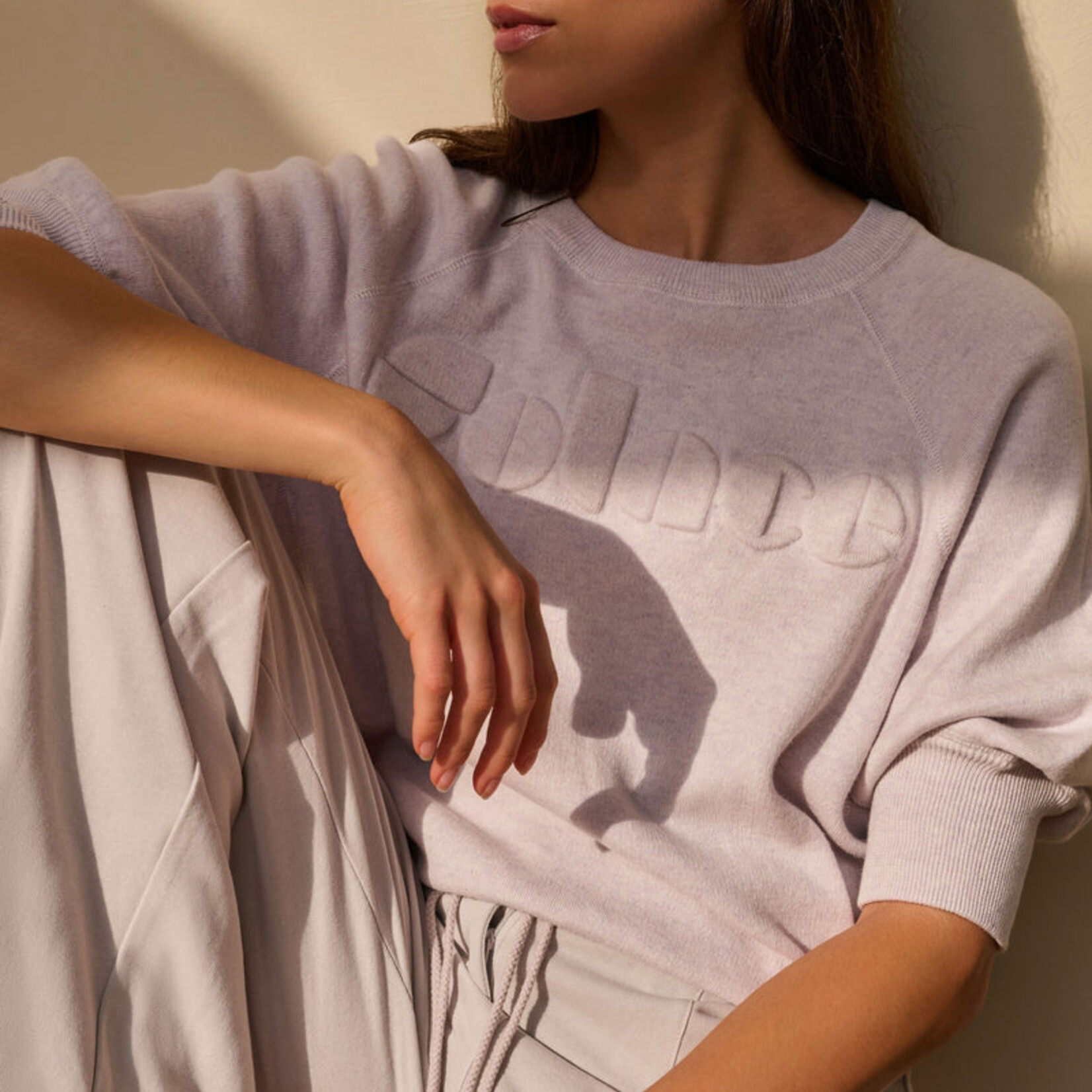 Yaya Pull 01-000563 à manches raglan - Gray Lilac