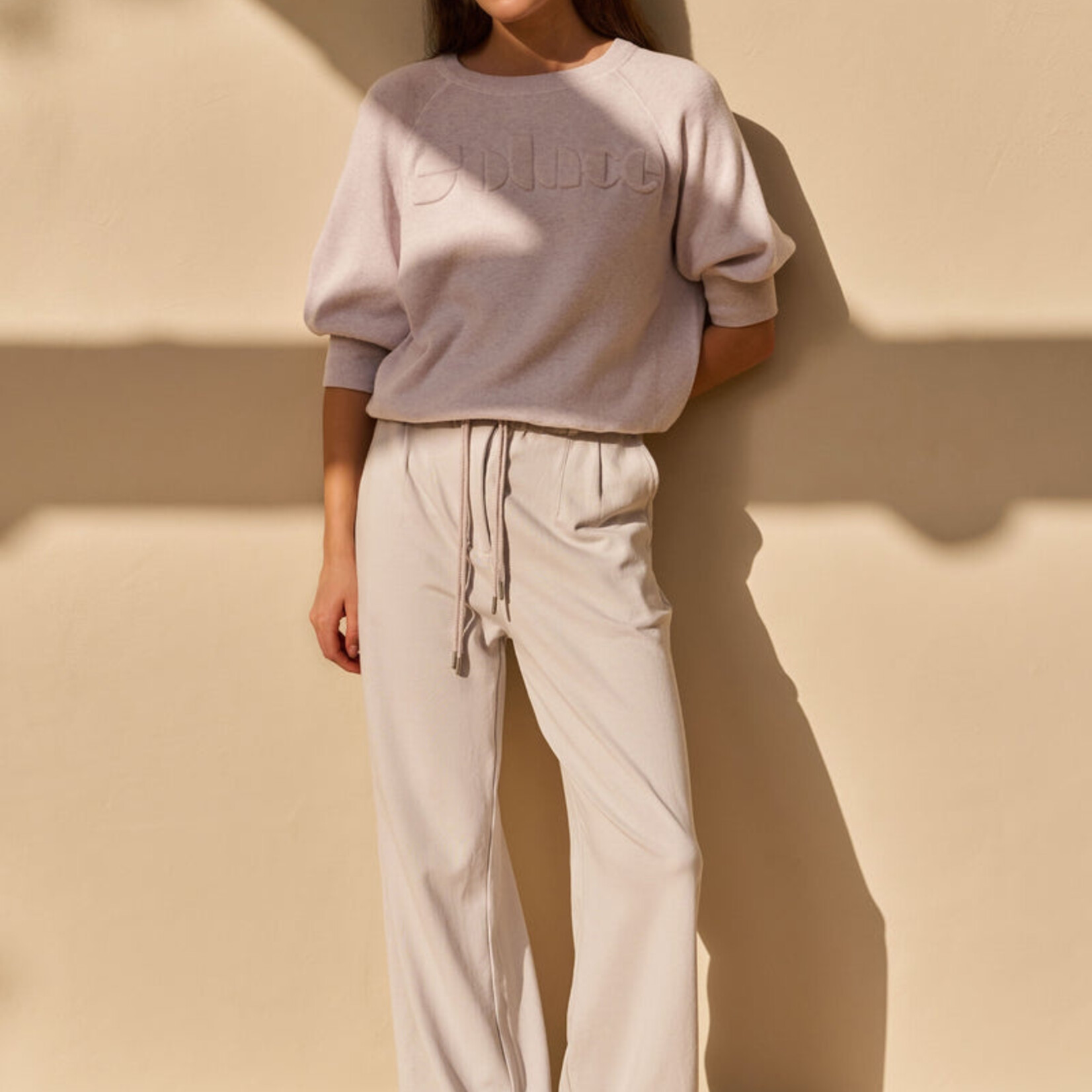 Yaya Pull 01-000563 à manches raglan - Gray Lilac