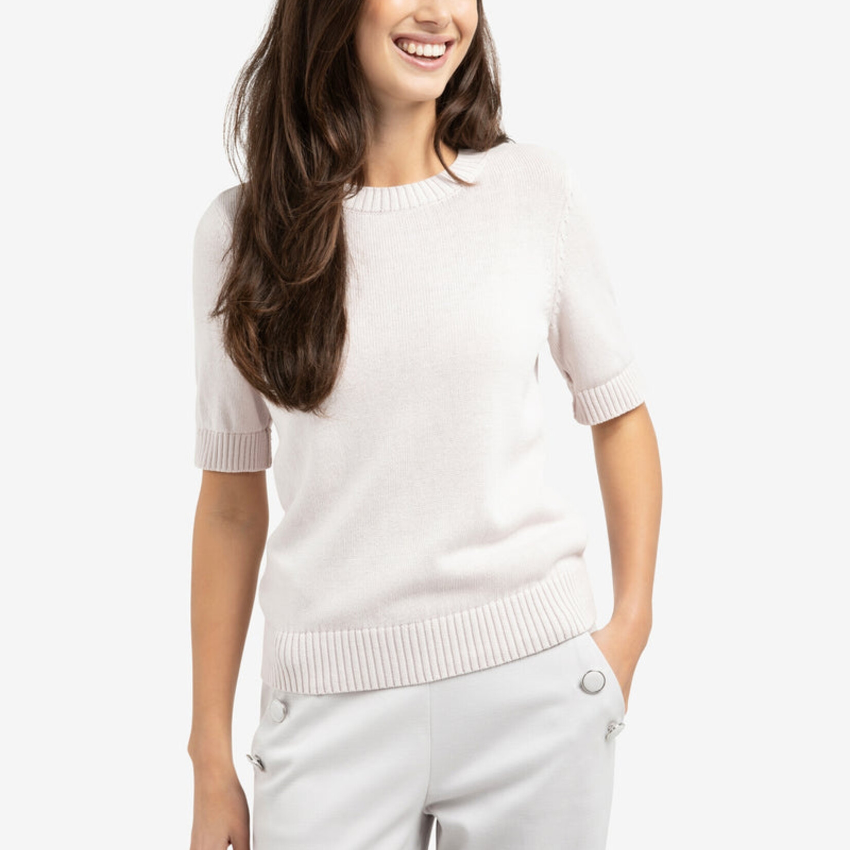 Yaya Pull 01-000574 en tricot - Gray Lilac