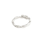 Pilgrim Lulu bague twirl Recyclé - Silver plated