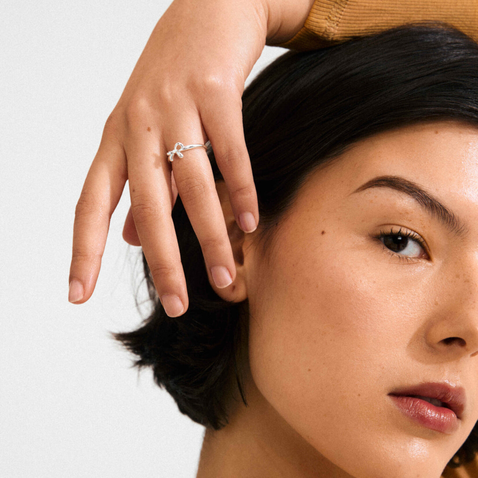 Pilgrim Lulu bague Recyclé - Silver plated