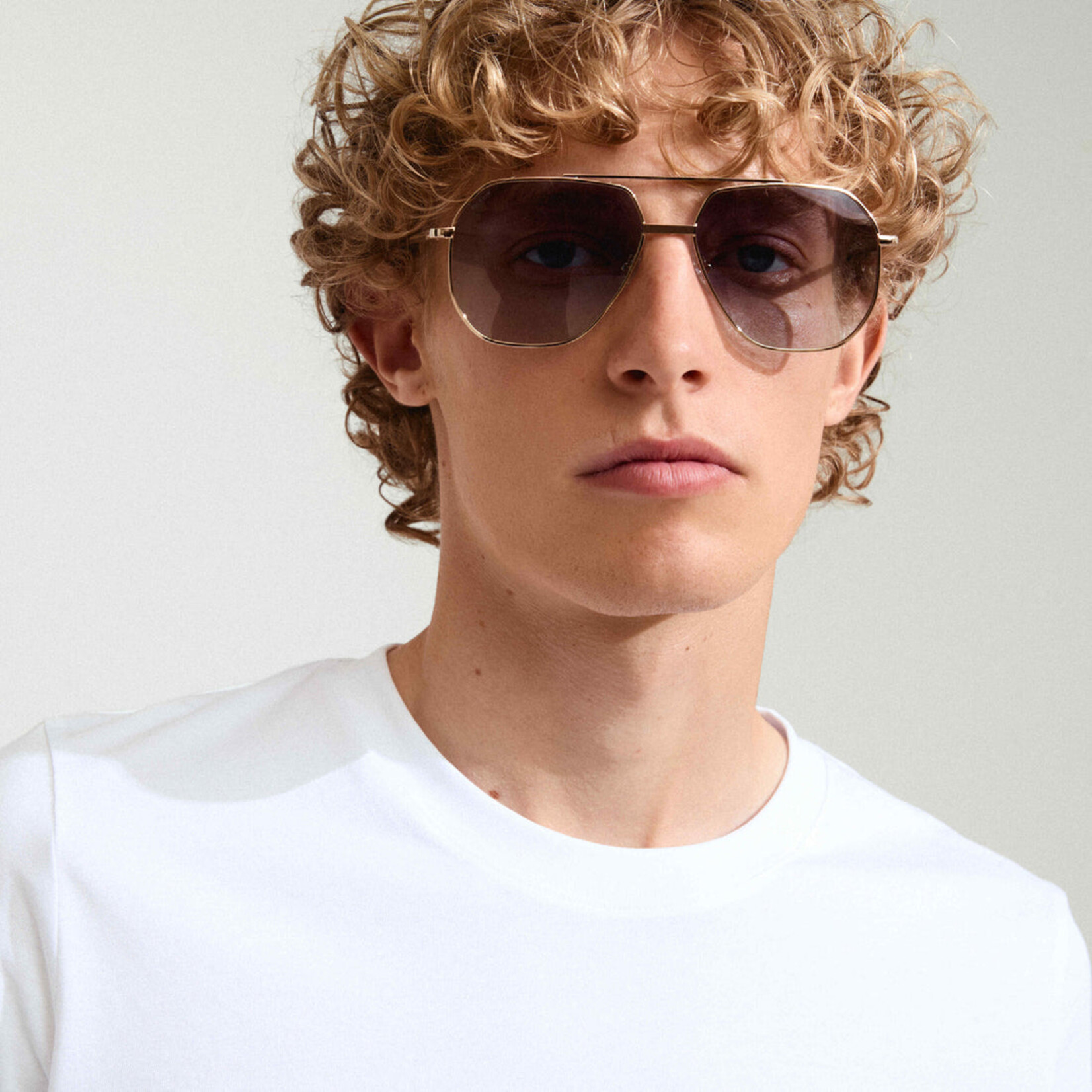 Pilgrim Lunette de soleil ANA - Grey/gold