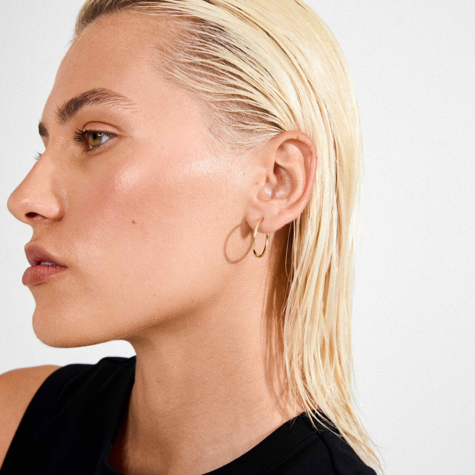 Pilgrim Eanna Large boucles d`oreilles Recyclé - Gold plated