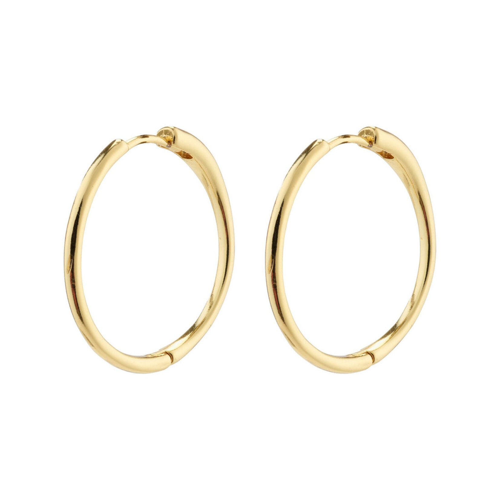 Pilgrim Eanna Large boucles d`oreilles Recyclé - Gold plated