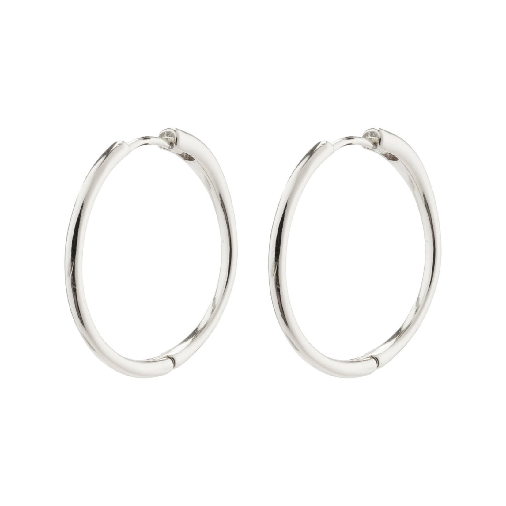 Pilgrim Eanna Large boucles d`oreilles Recyclé - Silver plated