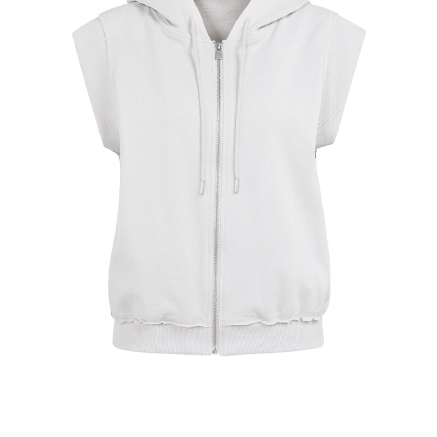 Yaya Pull 01-019150 à capuche sans manches - Tremple Gray