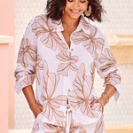 Blouse avec broderie - White