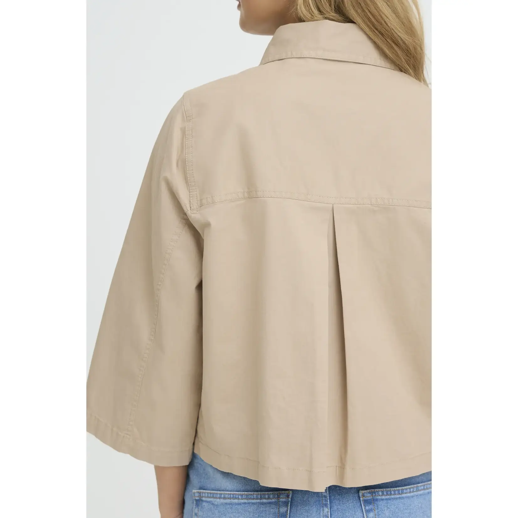 Fransa Chemise Abilene - Savannah Tan