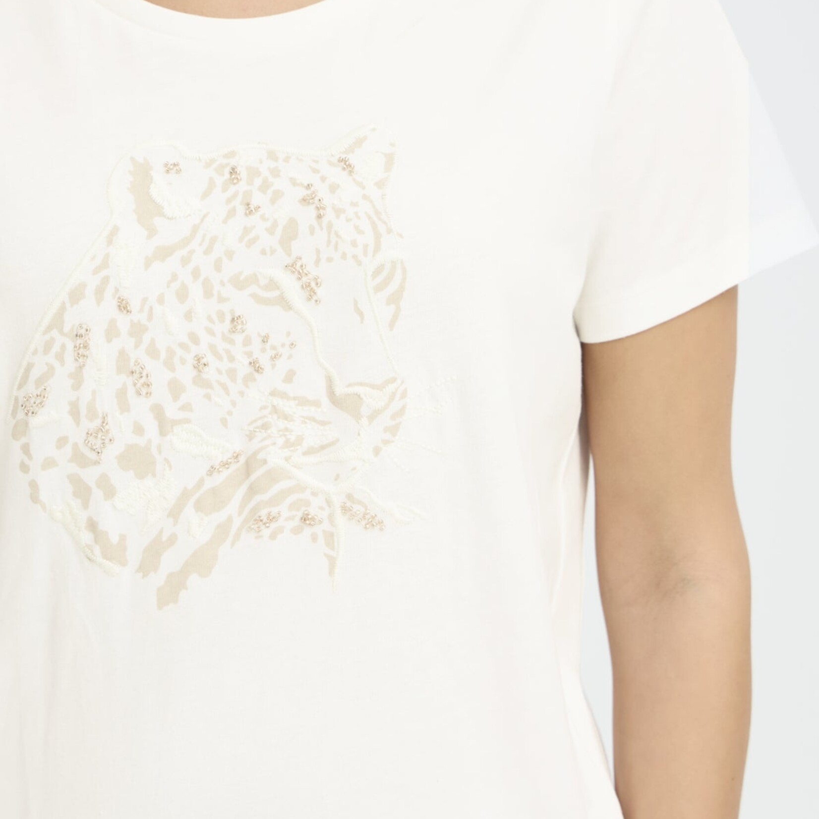 Fransa T-Shirt Evani - Whisper White
