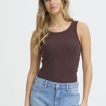Fransa Camisole Hizamond - Chocolate Pl.