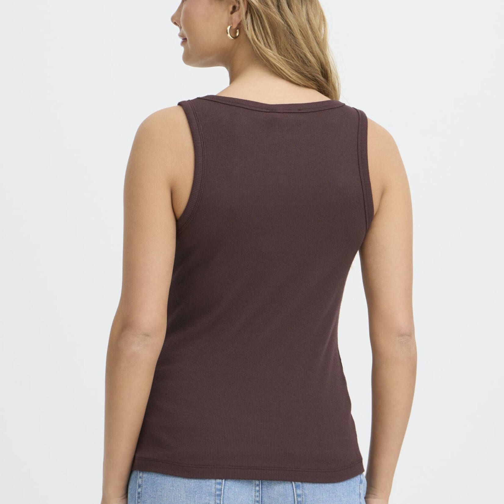 Fransa Camisole Hizamond - Chocolate Pl.