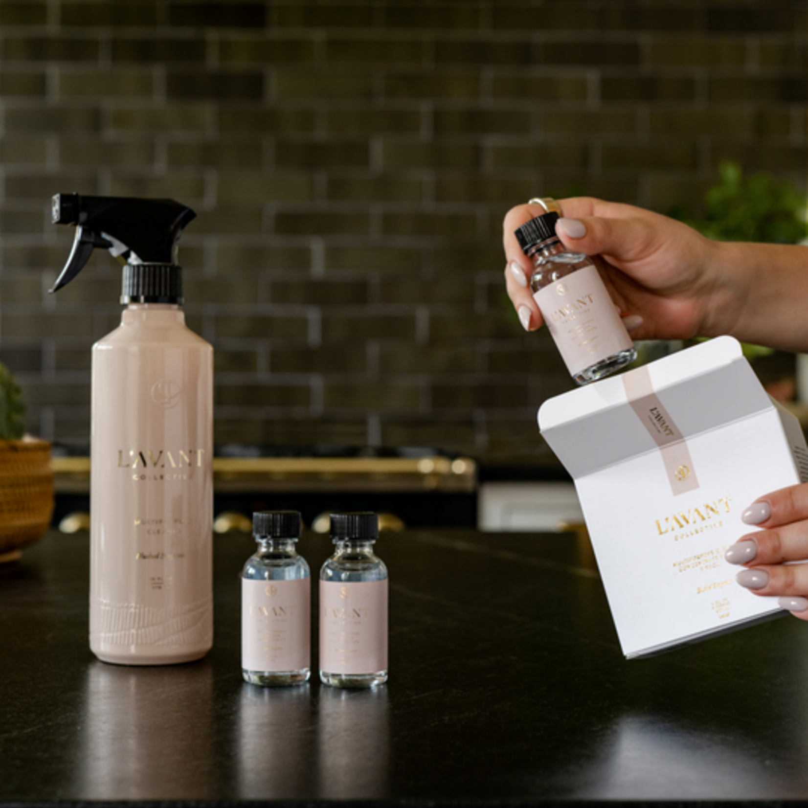 L`AVANT Collective Lot de 3 recharges de concentré multi-usages - Blushed Bergamot