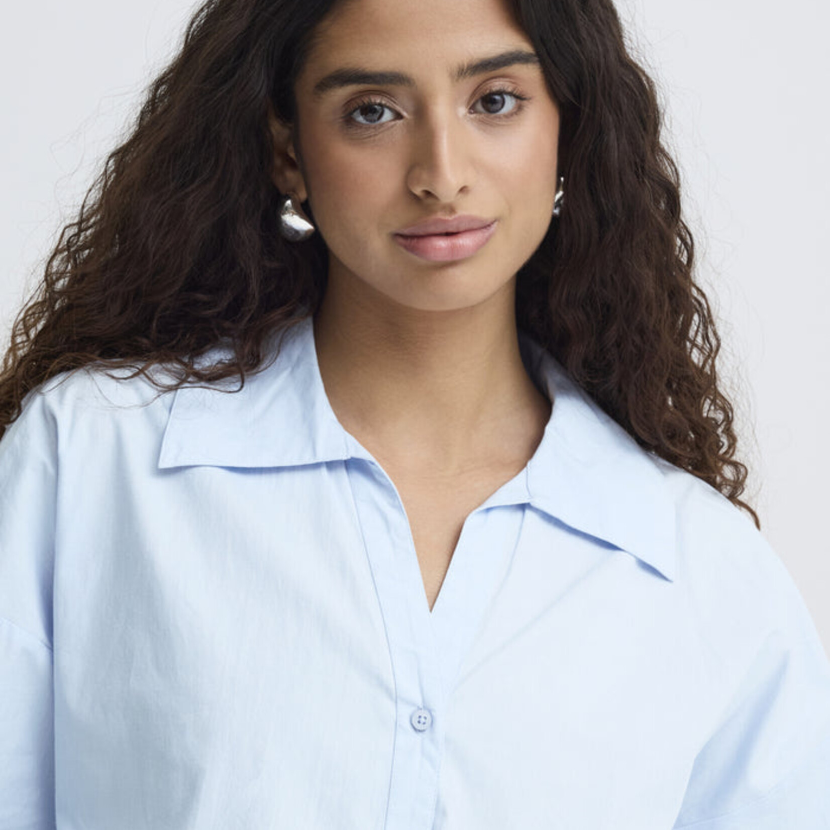 Ichi Chemise Luanne - Floaty Blue