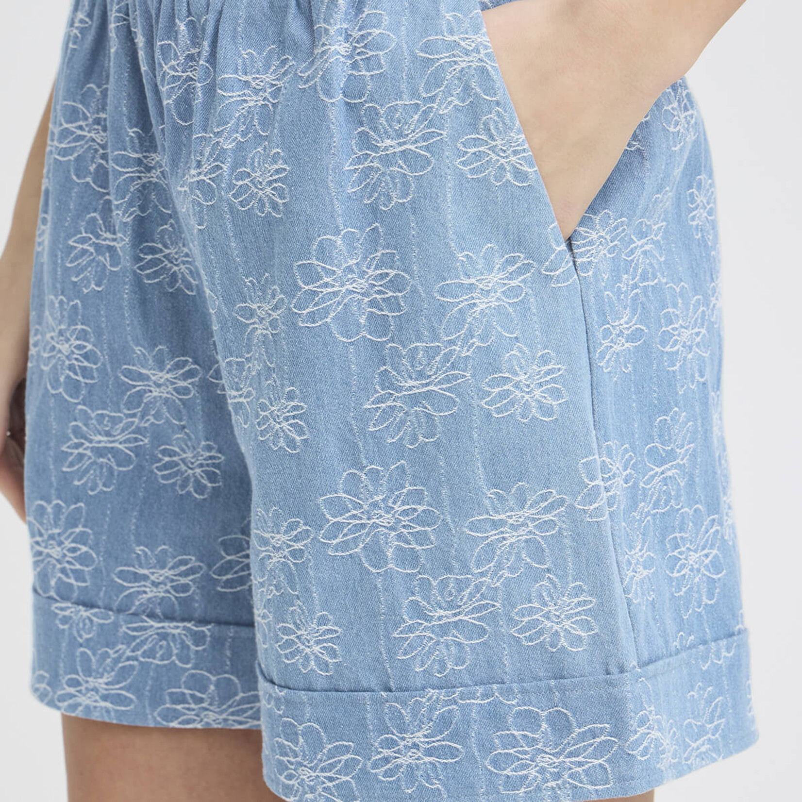 Ichi Shorts Odette - Light Blue
