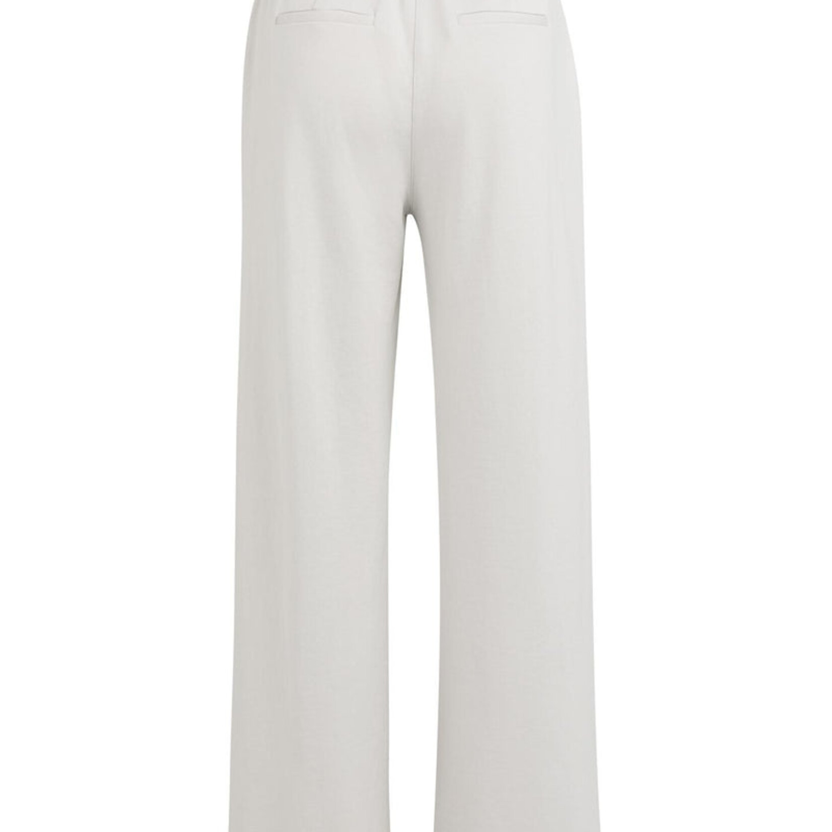 Yaya Pantalon 01-309248 en jersey à jambes larges - Tremple Gray