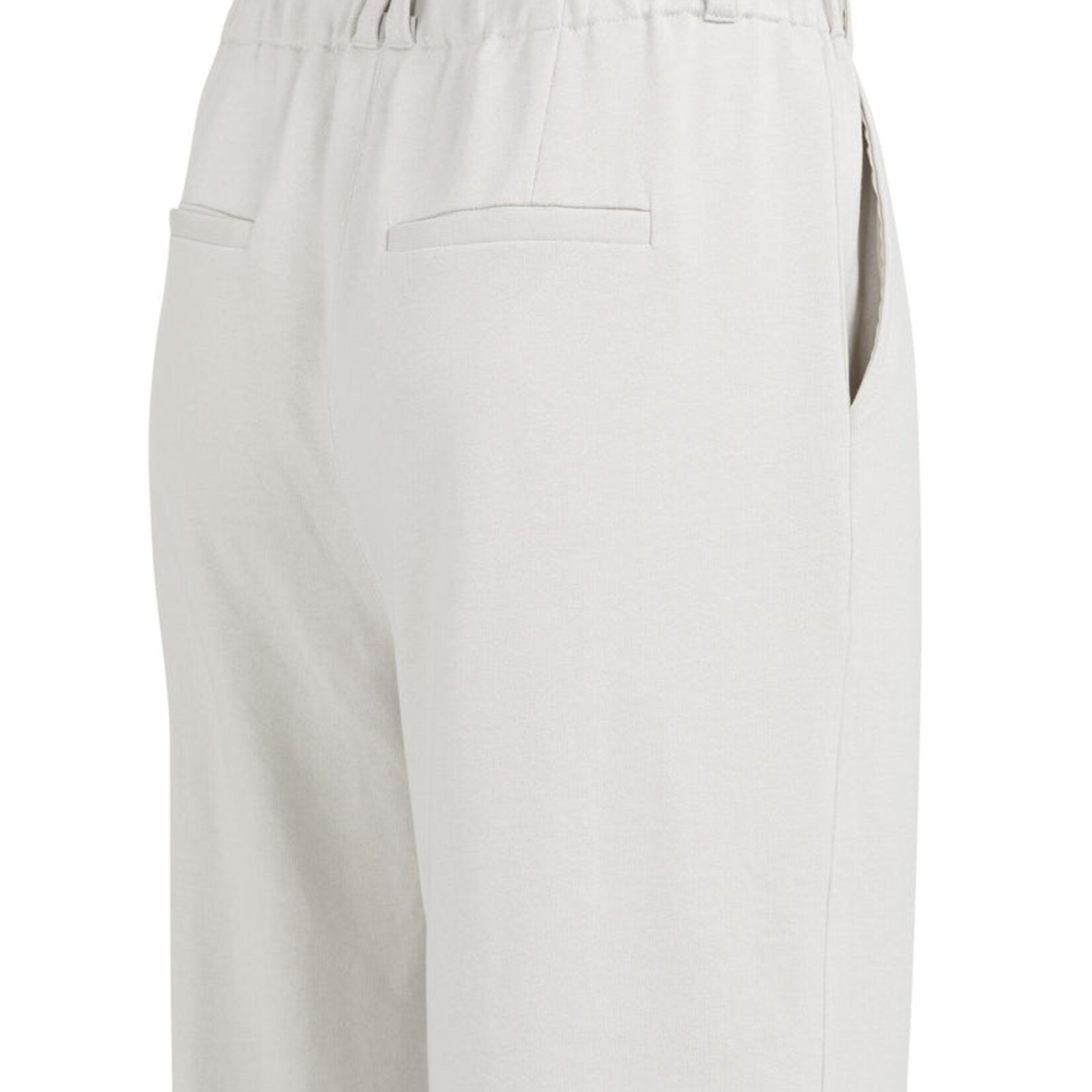 Yaya Pantalon 01-309248 en jersey à jambes larges - Tremple Gray