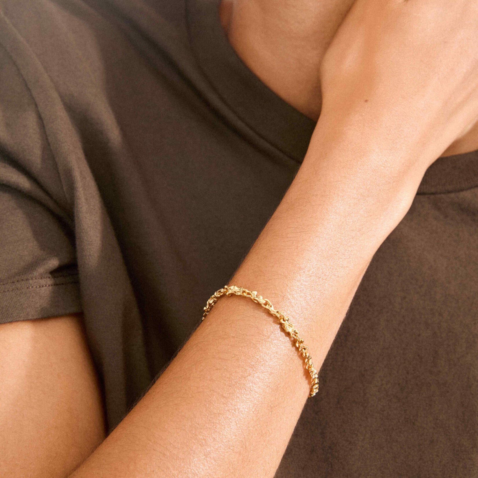 Pilgrim Nova Bracelet Recyclé - Gold Plated