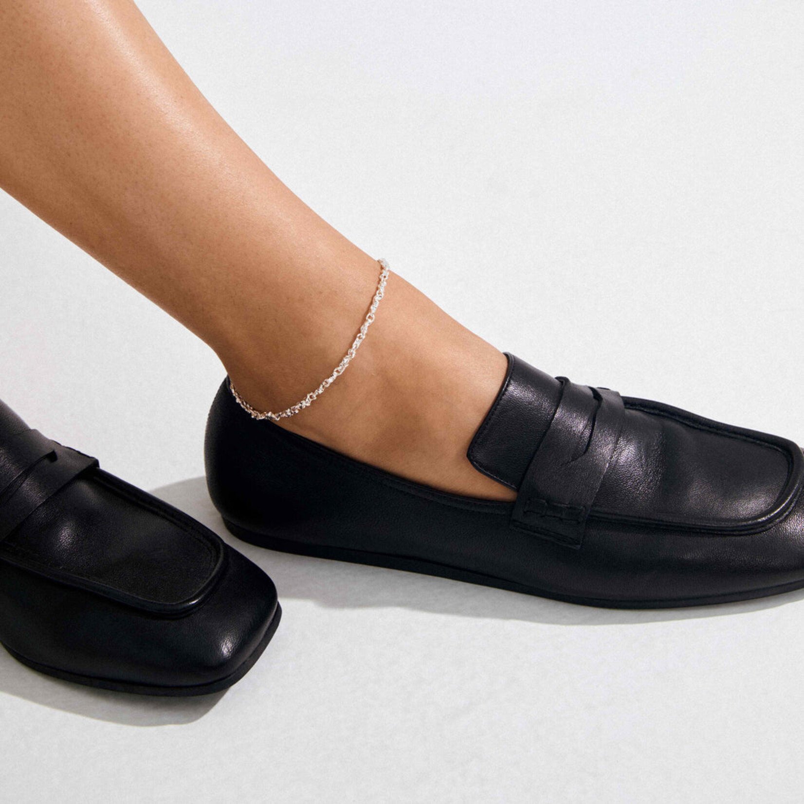 Pilgrim Nova Chaine de cheville Recyclé - Silver Plated