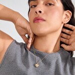 Pilgrim Nova Collier Recyclé - Gold Plated