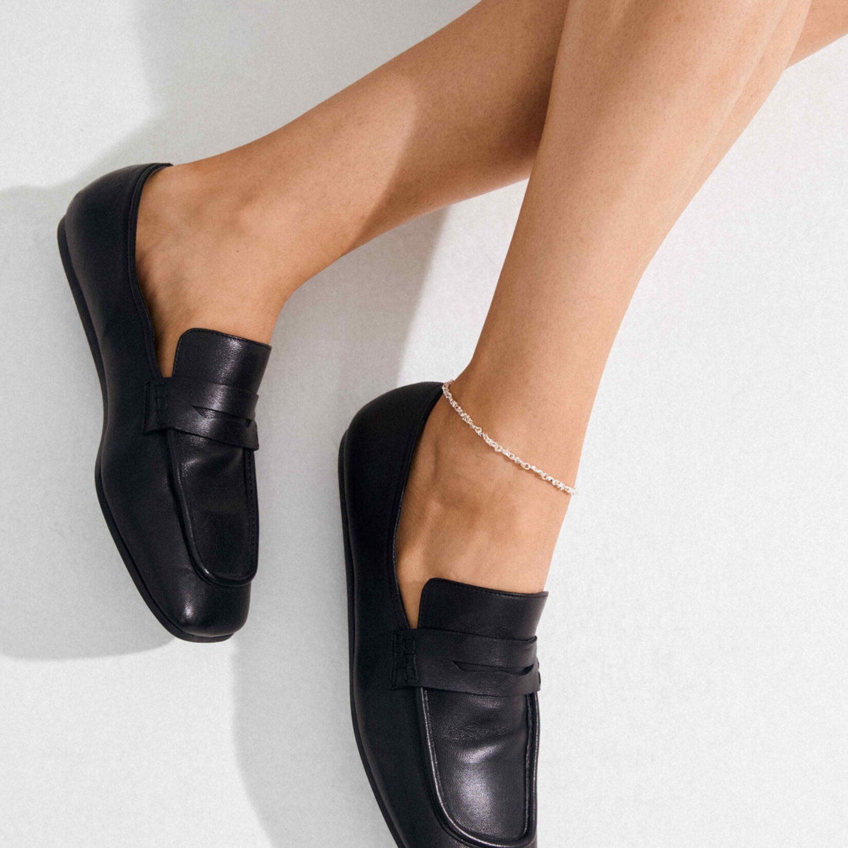 Pilgrim Nova Chaine de cheville Recyclé - Silver Plated