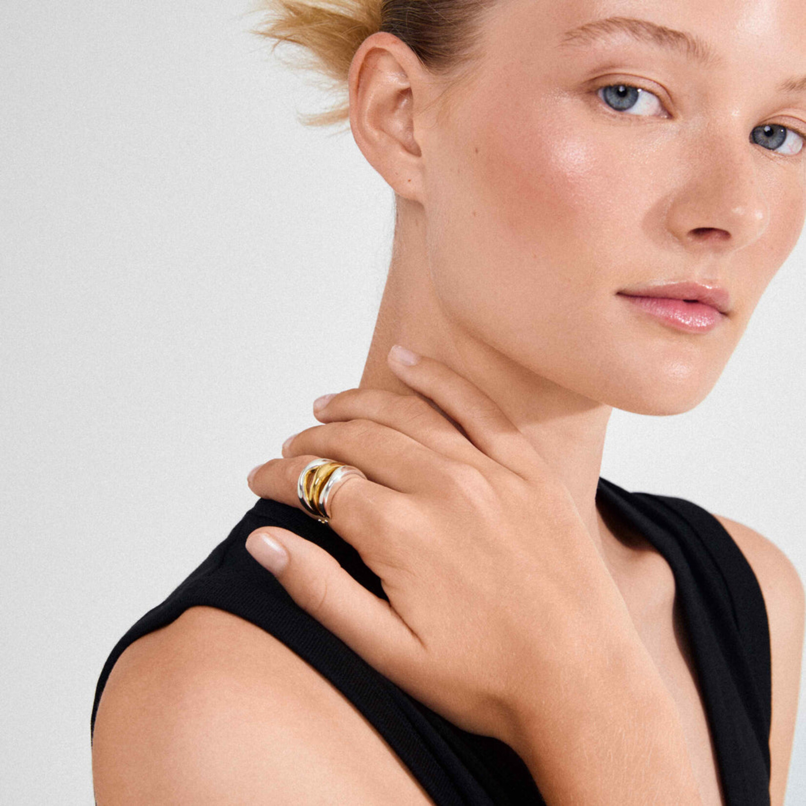 Pilgrim Nova Bague 3 en 1 Recyclé - Silver Plated