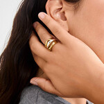 Pilgrim Nova Bague 3 en 1 Recyclé - Gold Plated