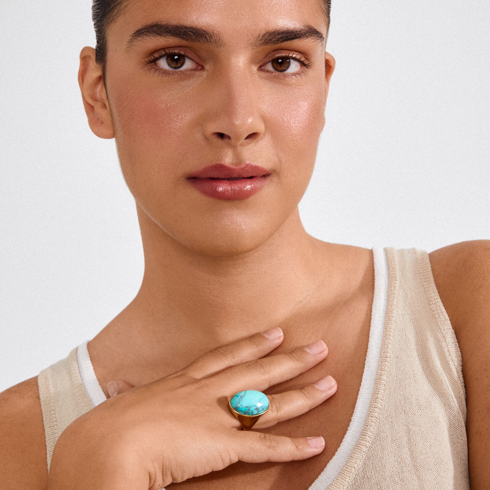 Pilgrim Thalen Bague Recyclé - Gold Plated