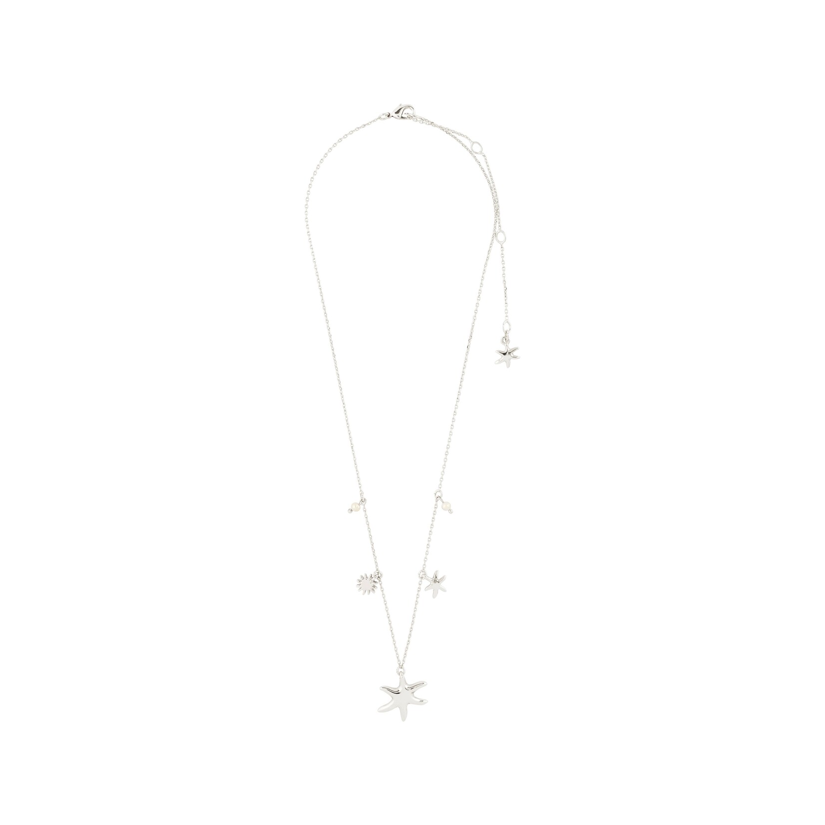 Pilgrim Prism Collier Recyclé - Silver Plated