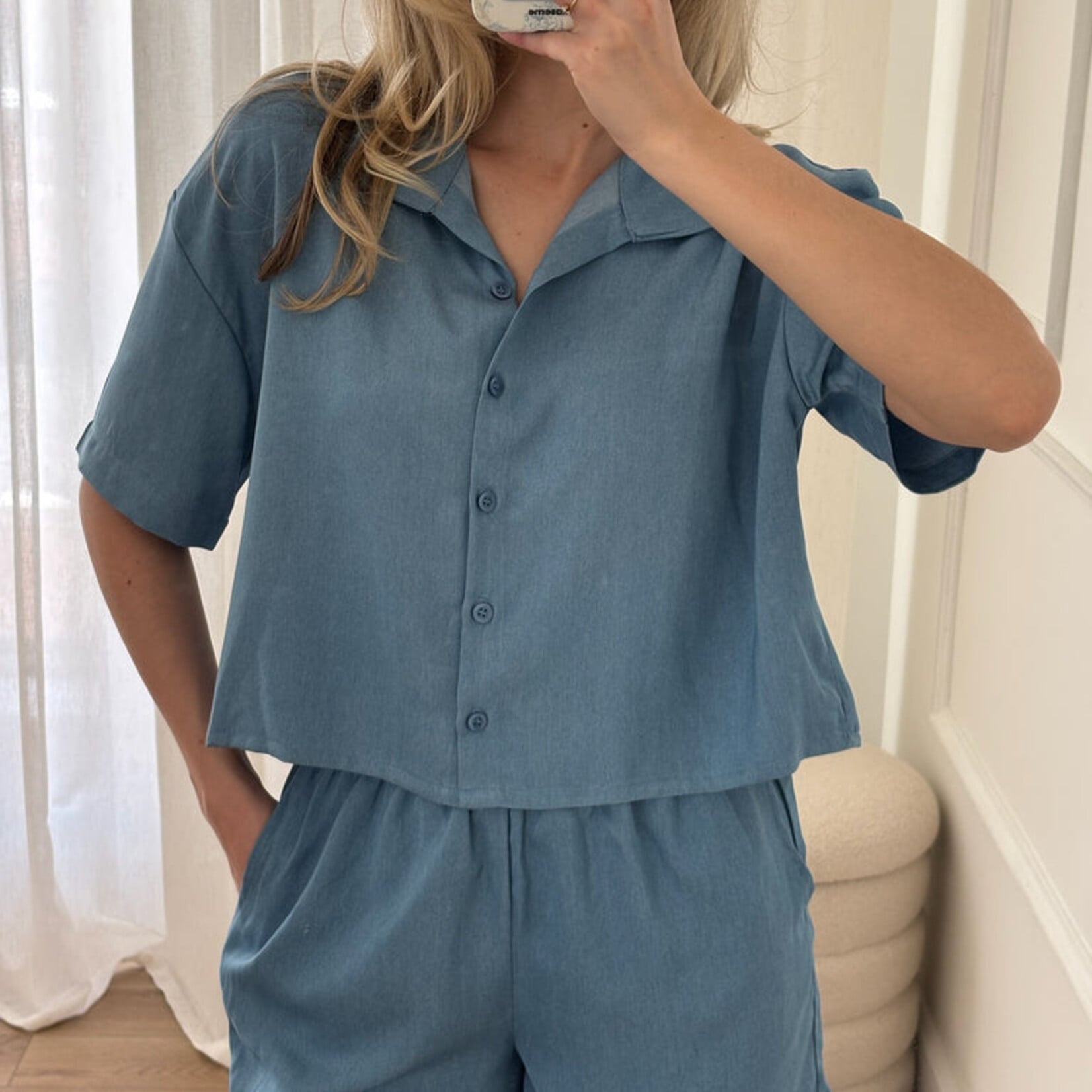 Daily Story Chemise Thelma - Denim blue