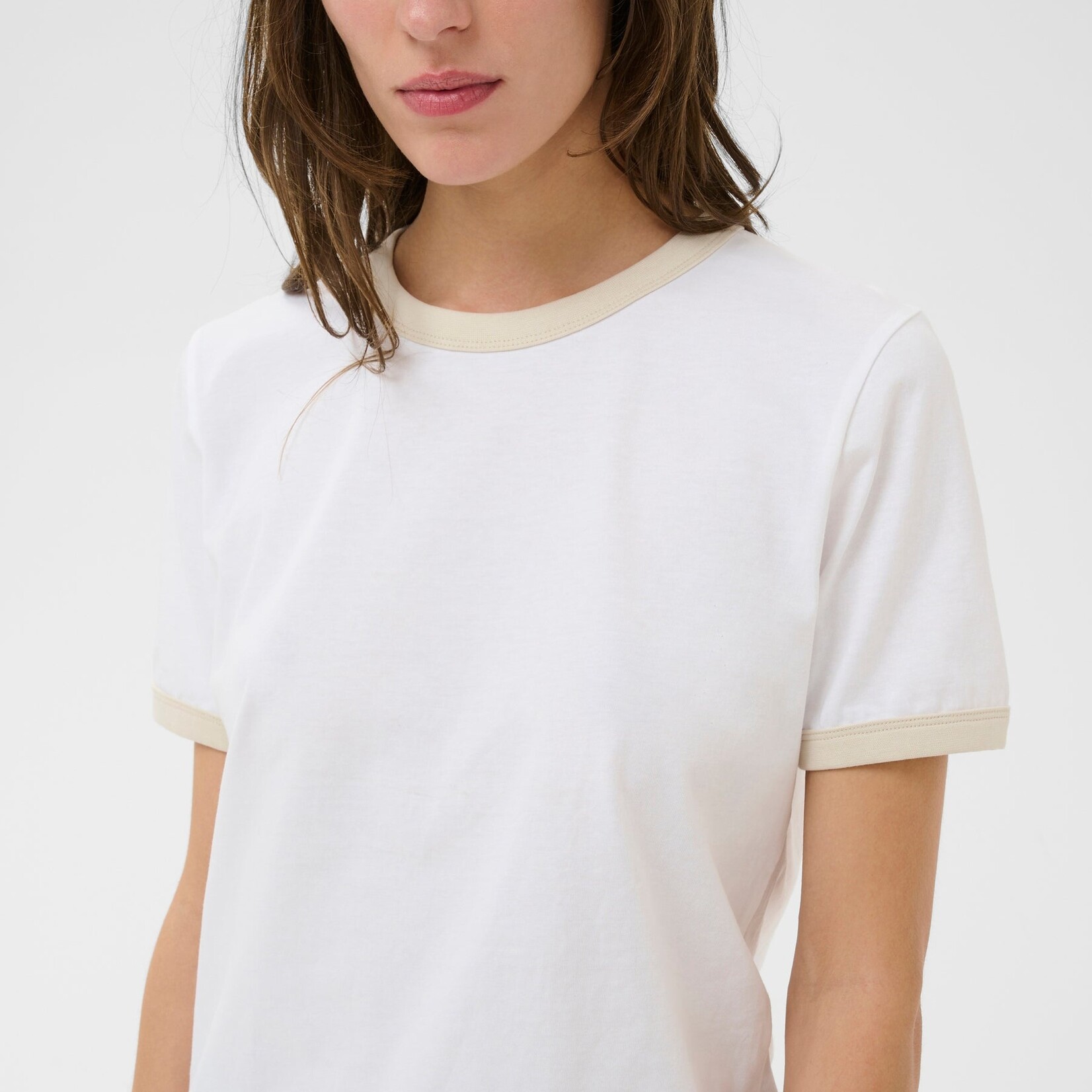 Part Two T-Shirt Angelita - White/Oatmeal